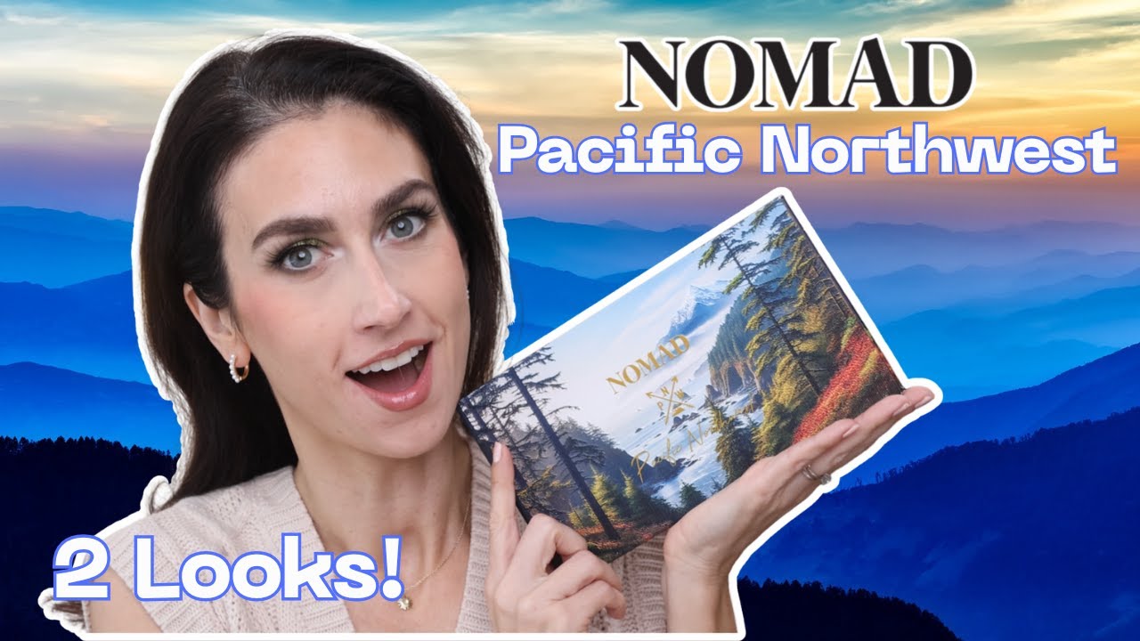 НОВАЯ палетка Nomad Pacific Northwest! 🌄 | 2 образа, крупные планы и свотчи