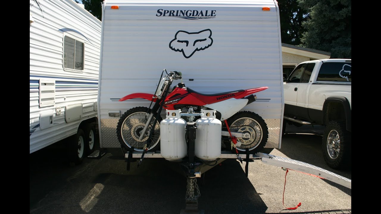 RV Trailer Tongue Motorbike Carrier