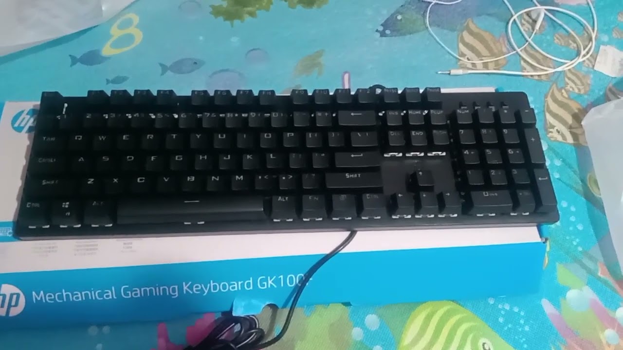 My 1st Gaming Mechanical keyboard GK100F HP REVIEW