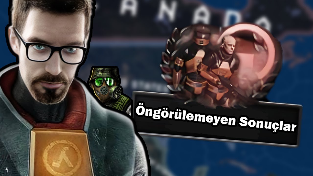 HOİ4 İÇİNDE HALF LİFE??? | Hearts of Iron 4 - Unforeseen Consequences H.E.C.U