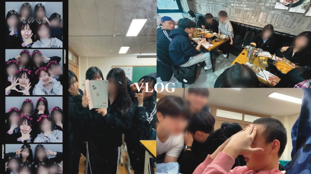 [VLOG] 새학기 입학식 개학 브이로그 ☆⋆｡°‧ • 09년생 • 남녀공학 • 입학식  • 남녀무리 • 고등학생 • 고1 • 배째