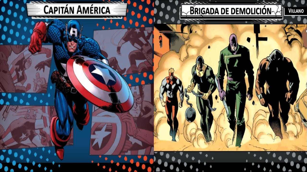 6.  CAPITÁN AMÉRICA VS LA BRIGADA DE DEMOLICIÓN