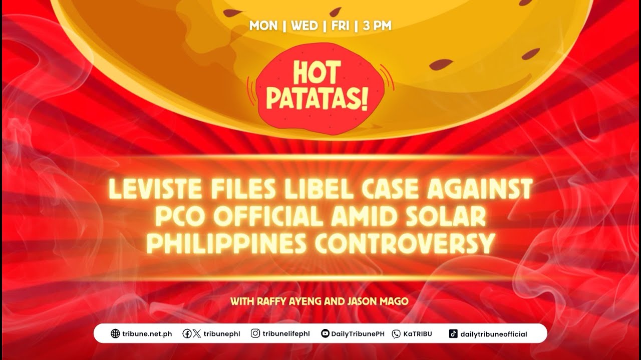 LIVE: Leviste Files Libel Case Against PCO Official Amid Solar Philippines Controversy I 14 Jan 2026