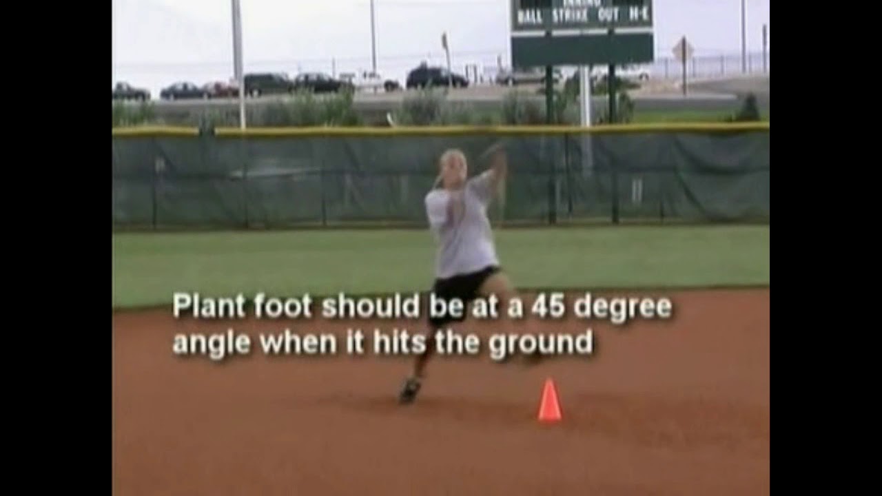 Stride w/ Cone Pitching Drill