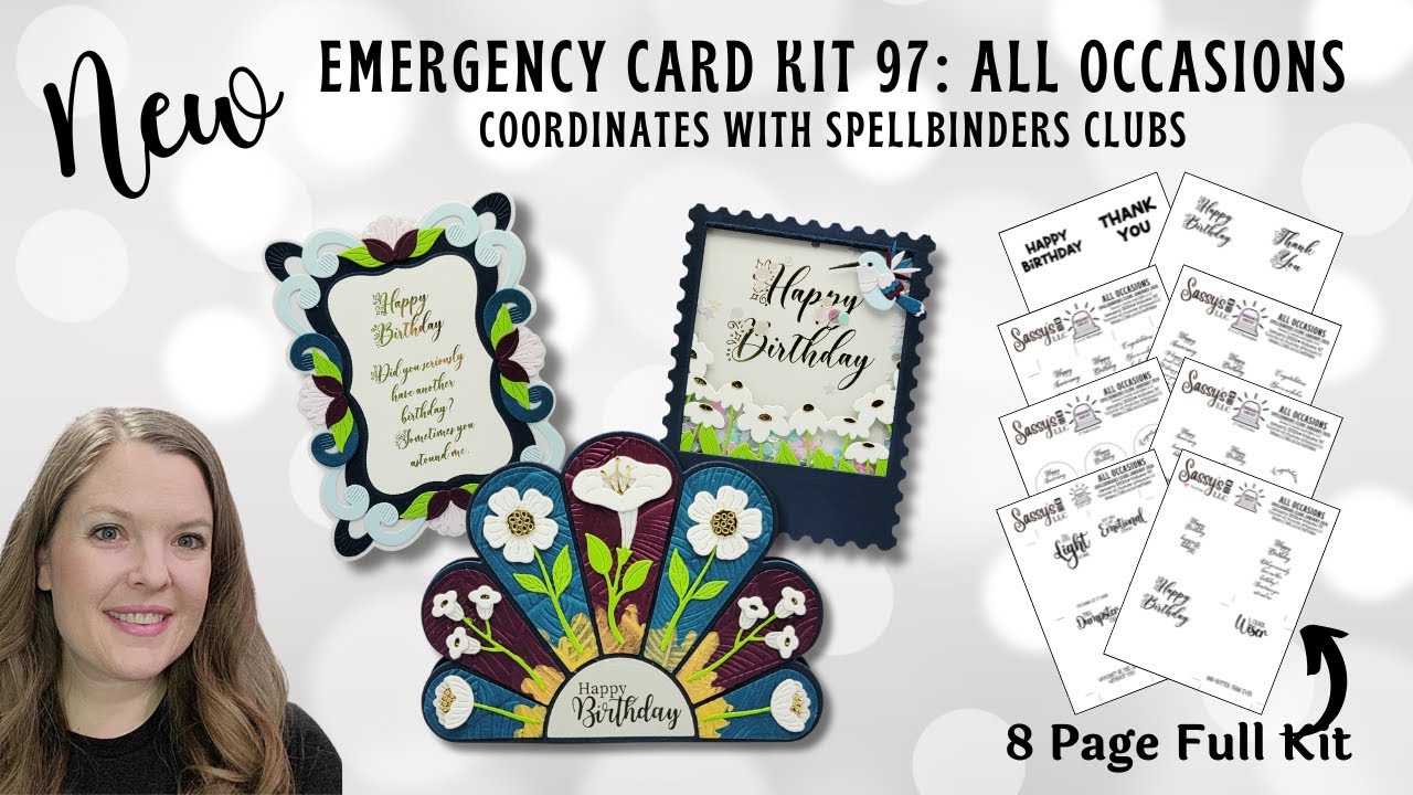 Free All Occasions Sentiments Coordinates with Spellbinders January Clubs ECK 97