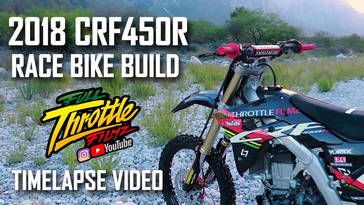 (TIMELAPSE) 2018 CRF450R Race Bike Build