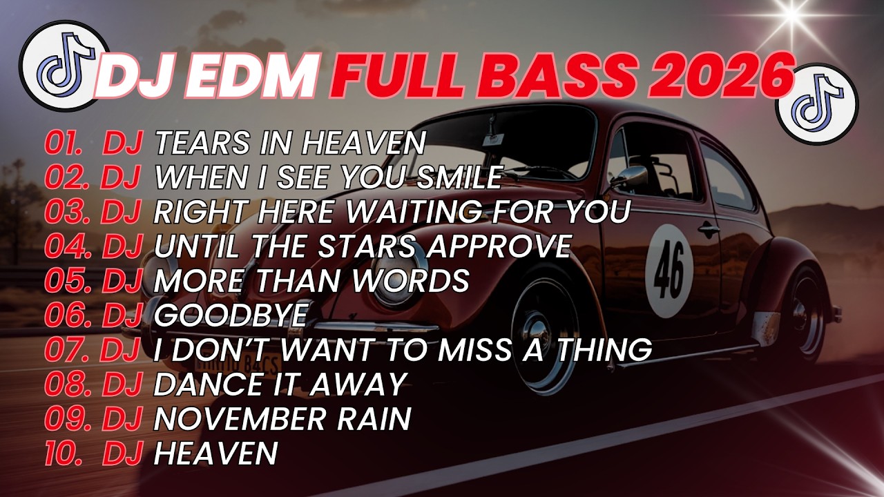 CAR MUSIC 🚗🎶 EDM REMIX BASS BOOSTED 🔥 DJ TEARS IN HEAVEN | DJ WHEN I SEE YOU SMILE