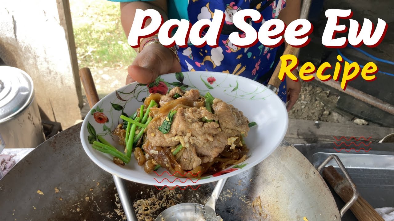 Thai Stir-Fried Noodles (Pad See Ew) - Thai Street Food