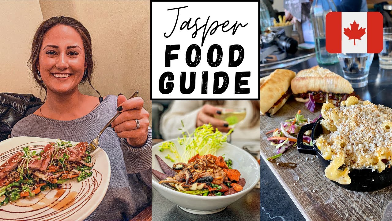 WHERE TO EAT IN JASPER (Food Tour Vlog) | SB
