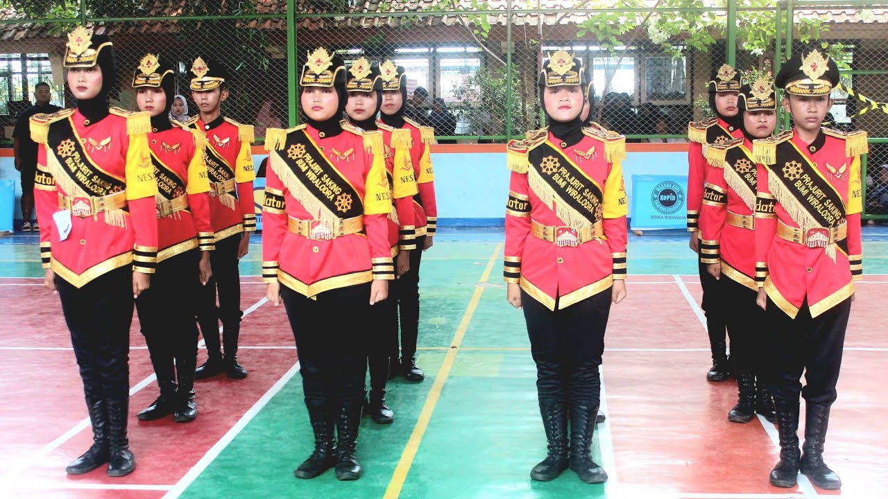 JUARA MADYA 1!! PASKIBRA SMPN 1 KANDANGHAUR LKBB GLOBAL 9