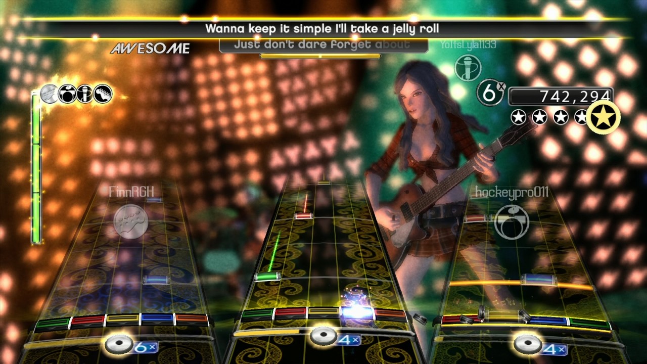 Donuts, Go Nuts! - Matt 'Chainsaw' Chaney Full Band FC (RBN) Rock Band 2 HD Gameplay (Xbox 360)