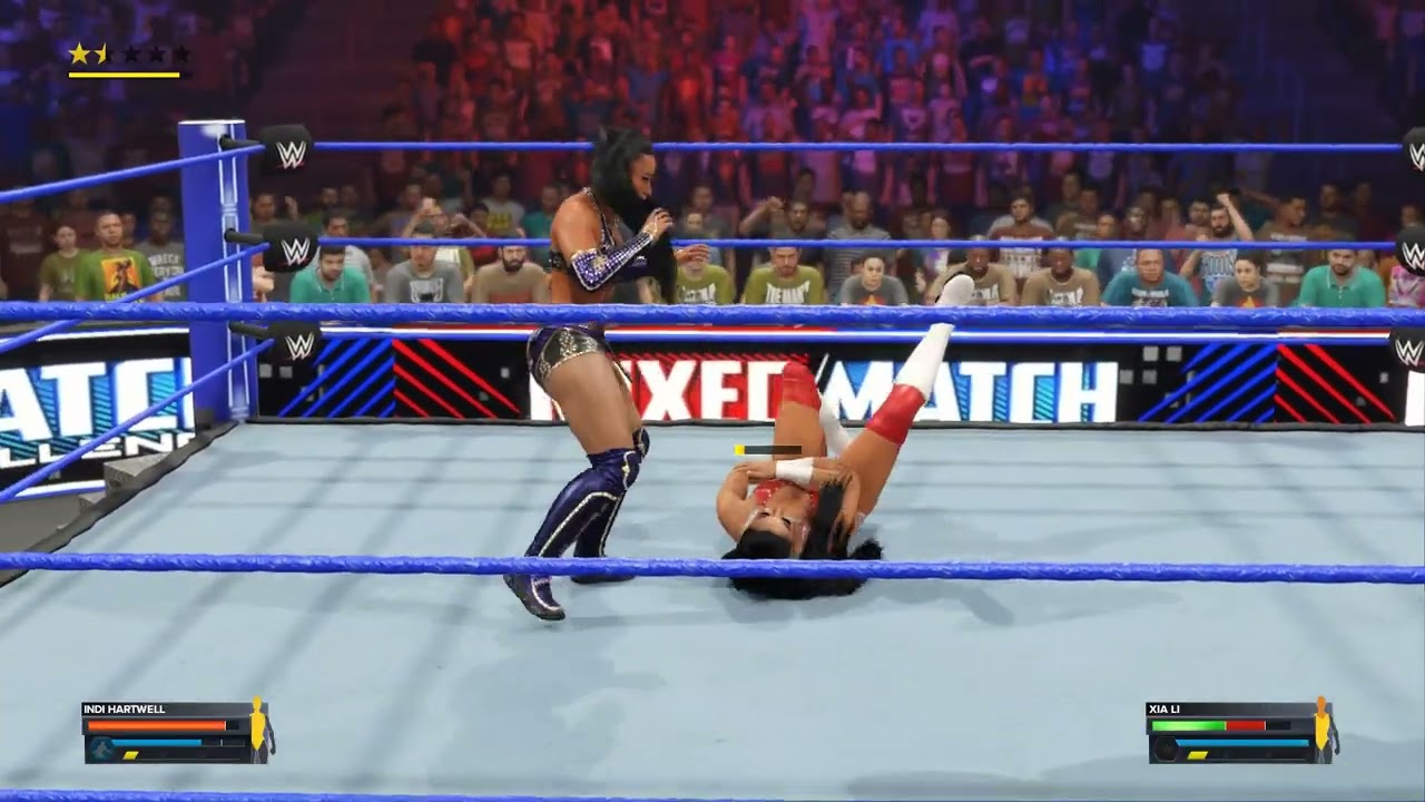 WWE 2K23 Инди Хартвелл против Ся Ли 😼😽🙀