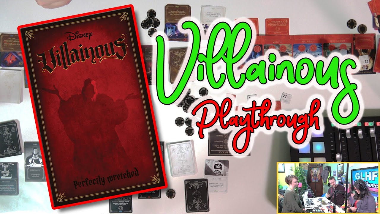 Villainous: Perfectly Wretched Playthrough & Review | Asymmetrical Disney Action!