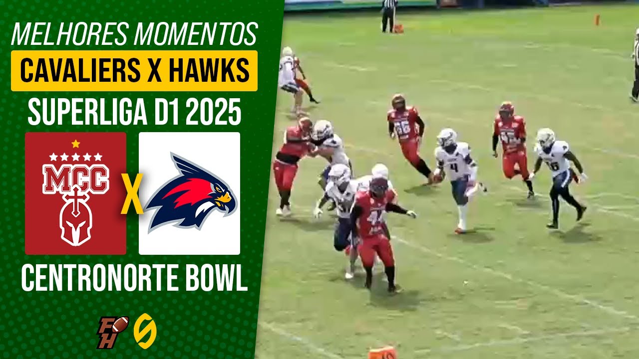 MANAUS CAVALIERS X RONDONÓPOLIS HAWKS | CENTRONORTE BOWL | SUPERLIGA D1 2025 | Melhores Momentos