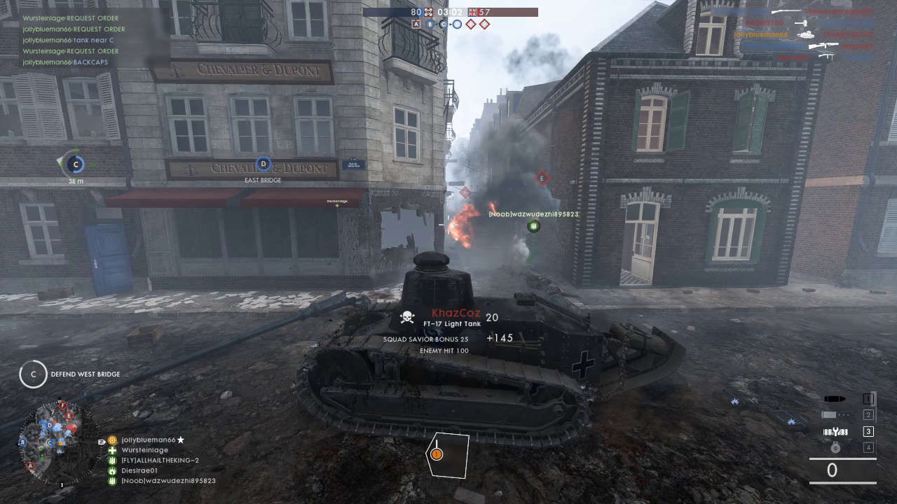 [BF1] Flanker tank massacre POST PATCH 1440P