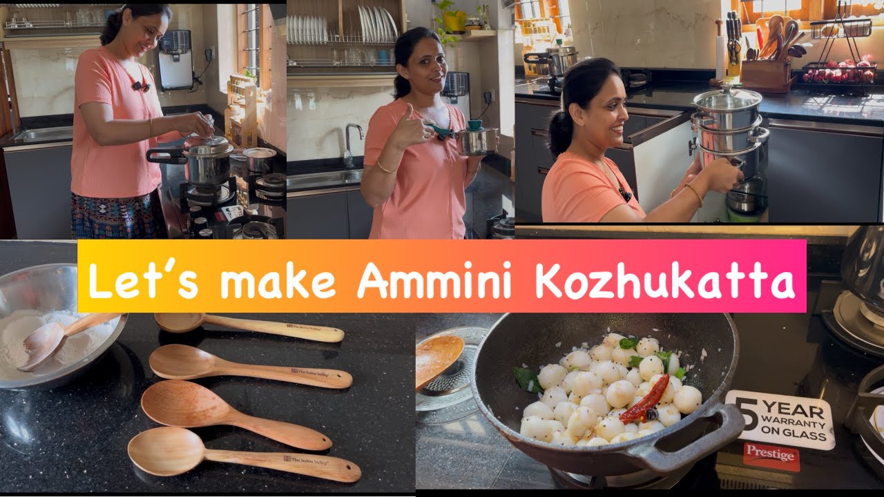 Let’s make Amminikozhukkatta😊 Cooking in my new steamer from Indusvalley | Cooking| Breakfast|