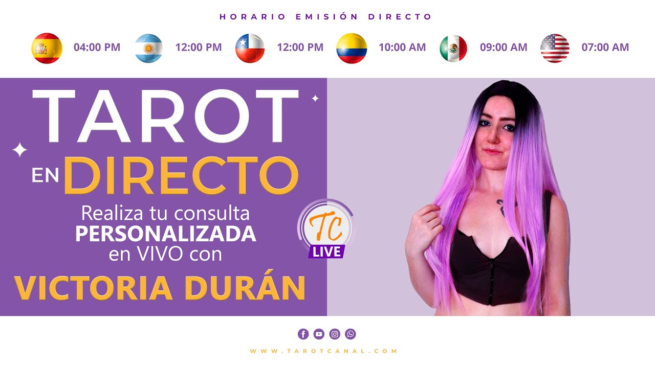 📺 #TarotEnDirecto - #victoriadurán | #TarotCanal