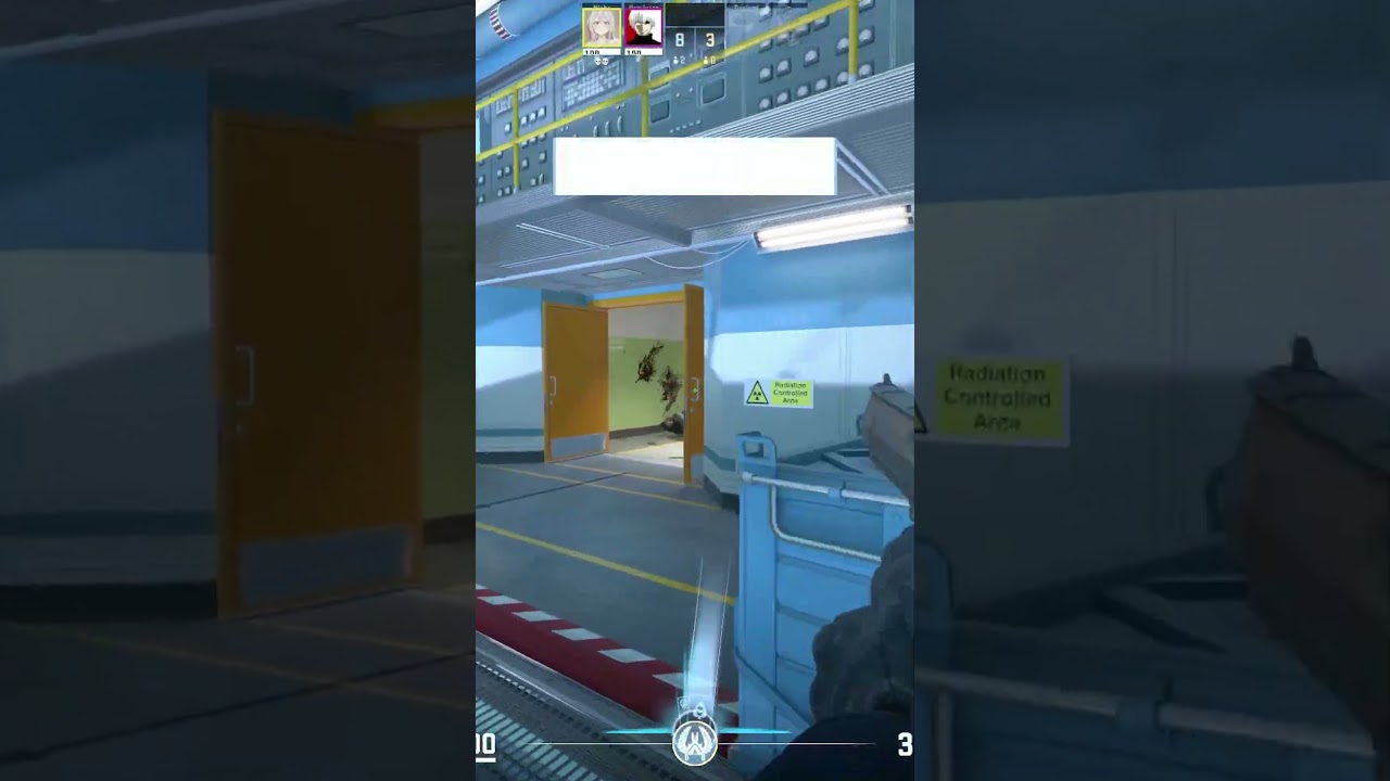 Deagle Double Headshot on Nuke | CS2 Quick Kill 🔥