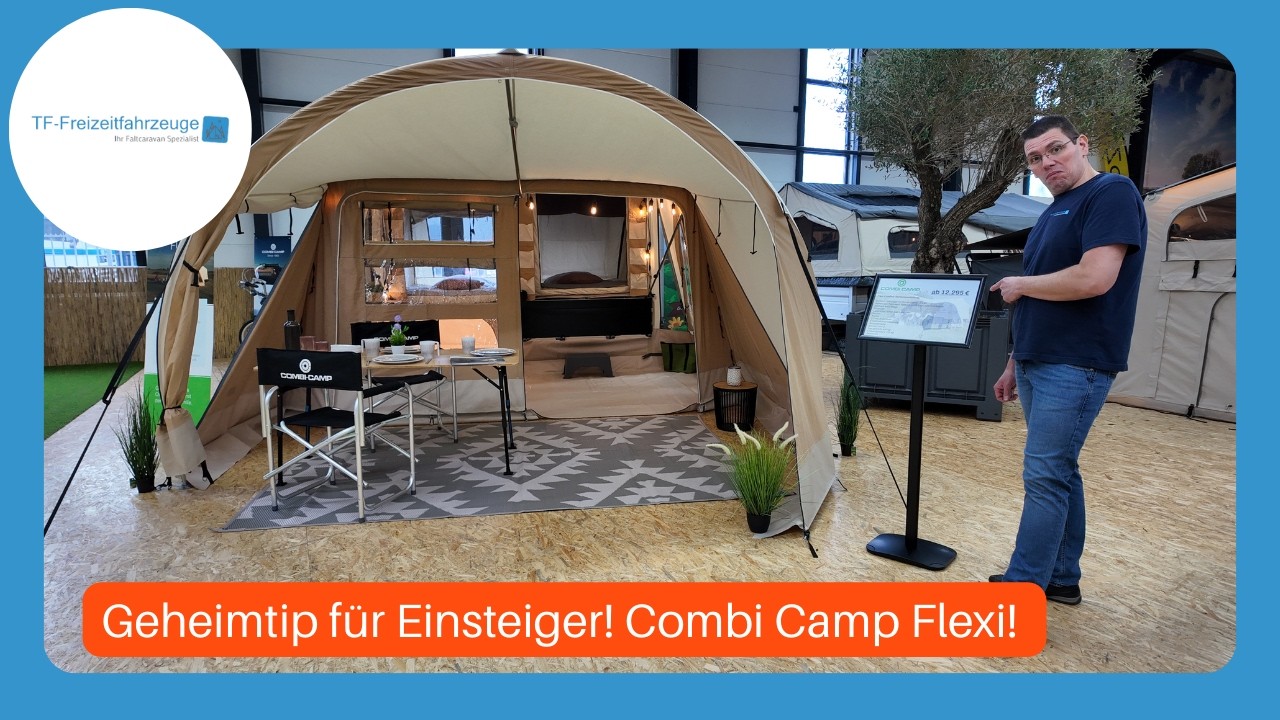 Combi-Camp Flexi Vorstellung & Review 🔎 | Ausstattung & Komfort | Zeltanhänger im Detail nur 12295€!