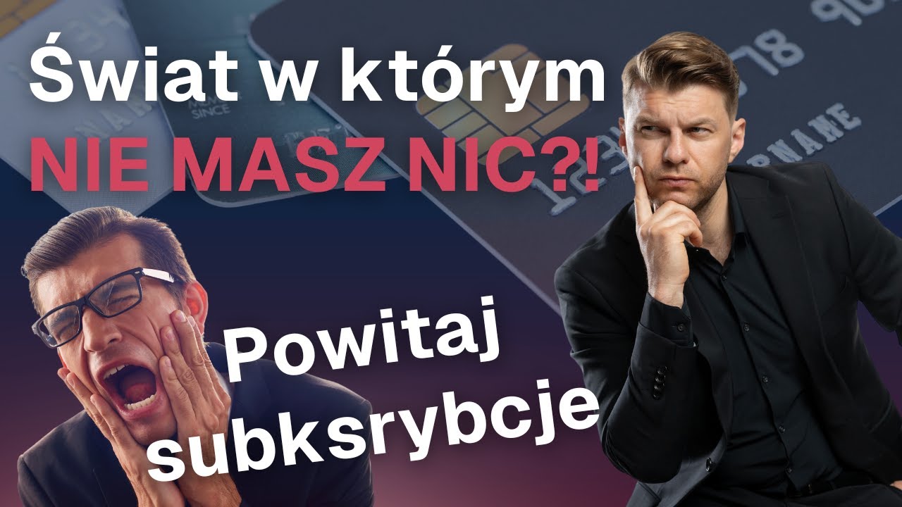 Miesięczna opłata zamiast posiadania?! Nowa rzeczywistość