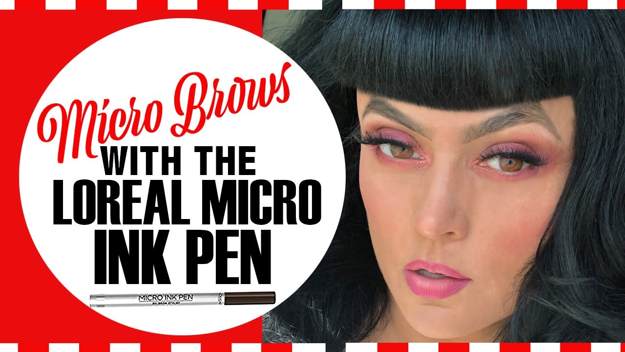 HOW TO | MICRO INK PEN | MICRO BROWS | EYEBROWS | BETTER THAN MICRO BLADING? | LOREAL | DRUGSTORE
