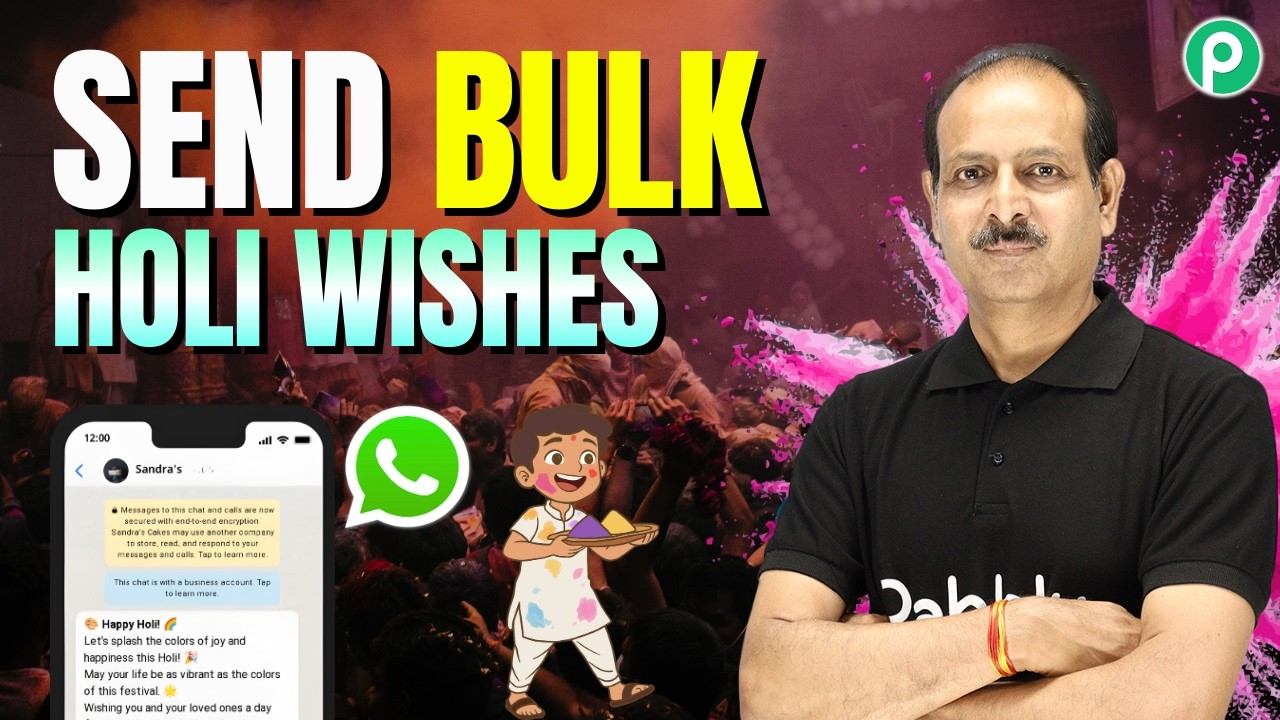 Send Personalized Holi Messages in Bulk on WhatsApp