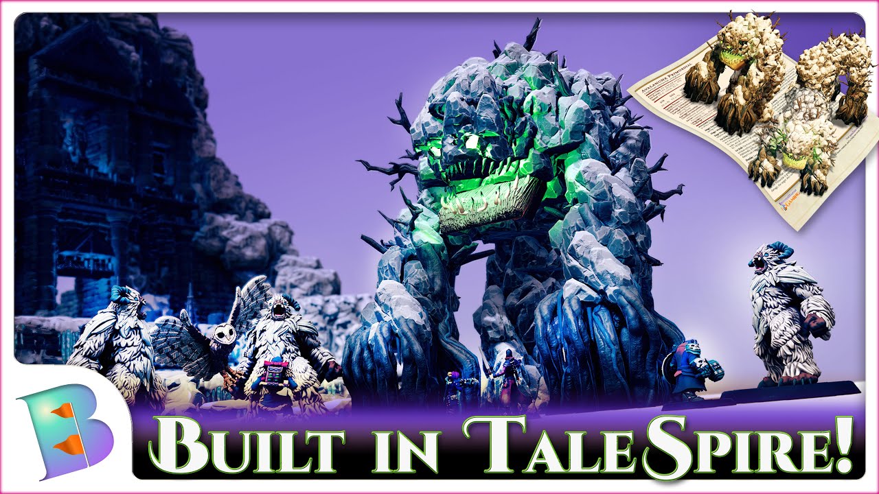 Speed-Building DnD 5e Monsters in TaleSpire + FREE Slab - Epilepsy Notice: Rapid Motions