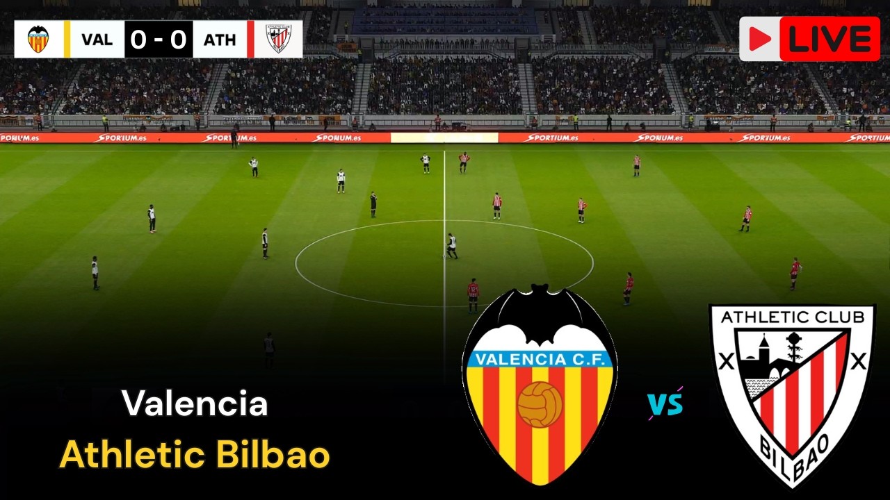 🔴 LIVE: Valencia vs Athletic Bilbao | Quarter Final 2025 | eFootball PES 2021 Gameplay Simulation ⚽🔥