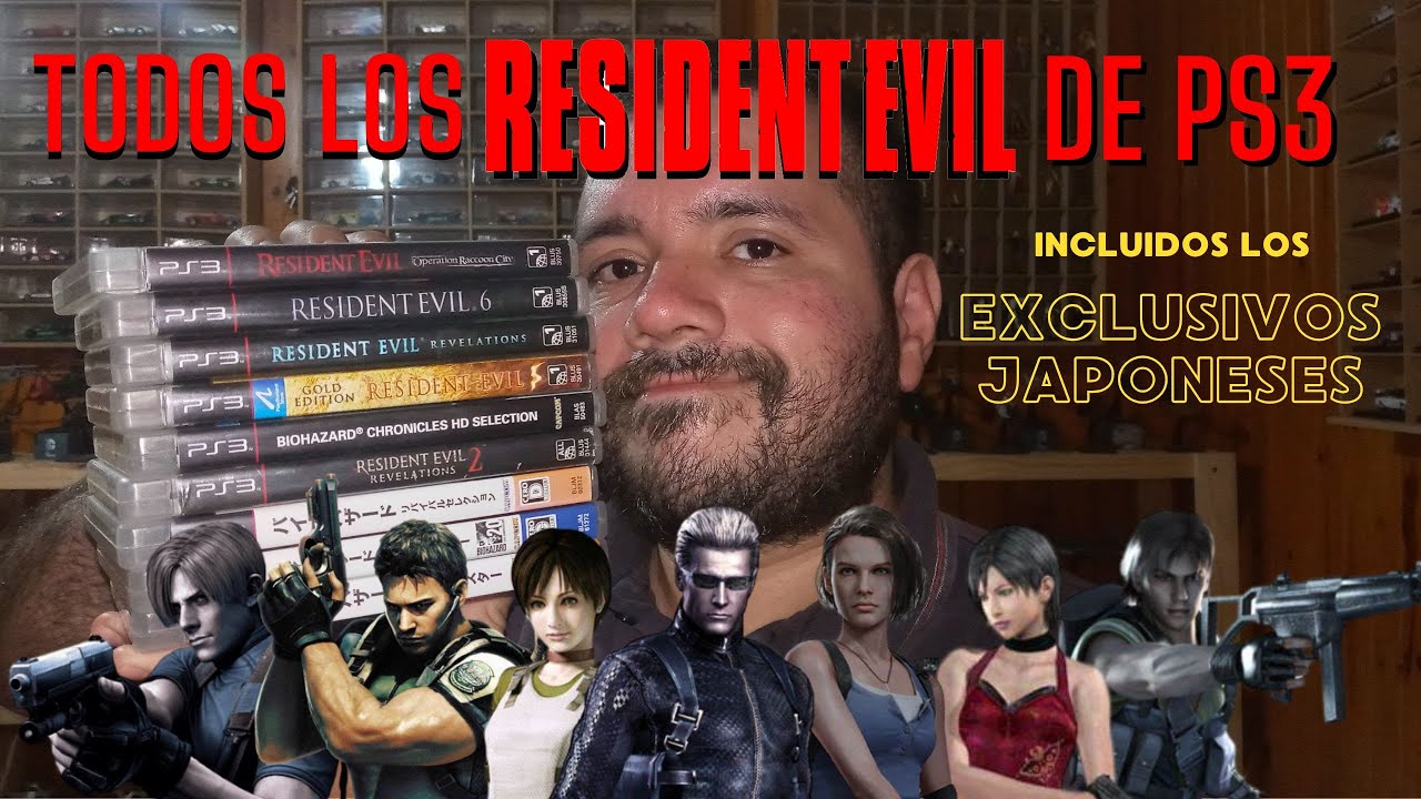 CONSEGUI TODOS LOS RESIDENT EVIL DE PS3, INCLUIDOS LOS EXCLUSIVOS JAPONESES.