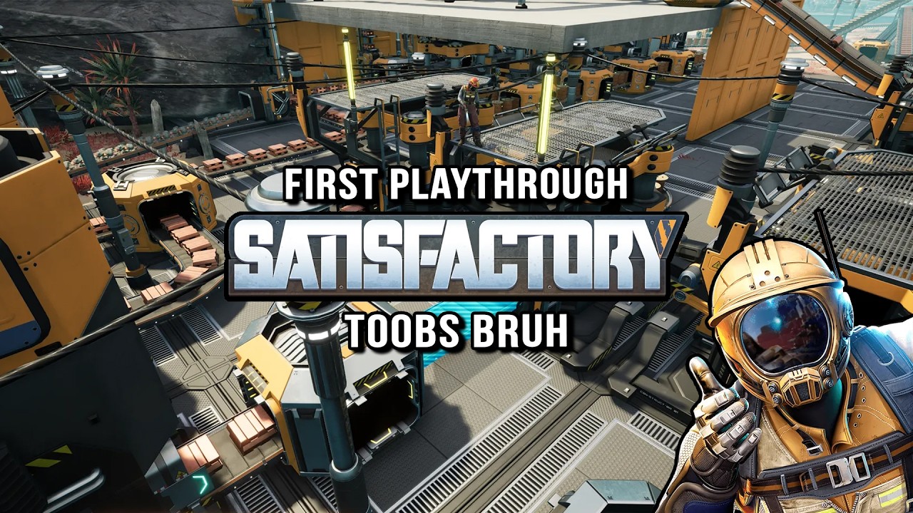 Satisfactory 1.1 Playthrough - Hypertubes + Tractors