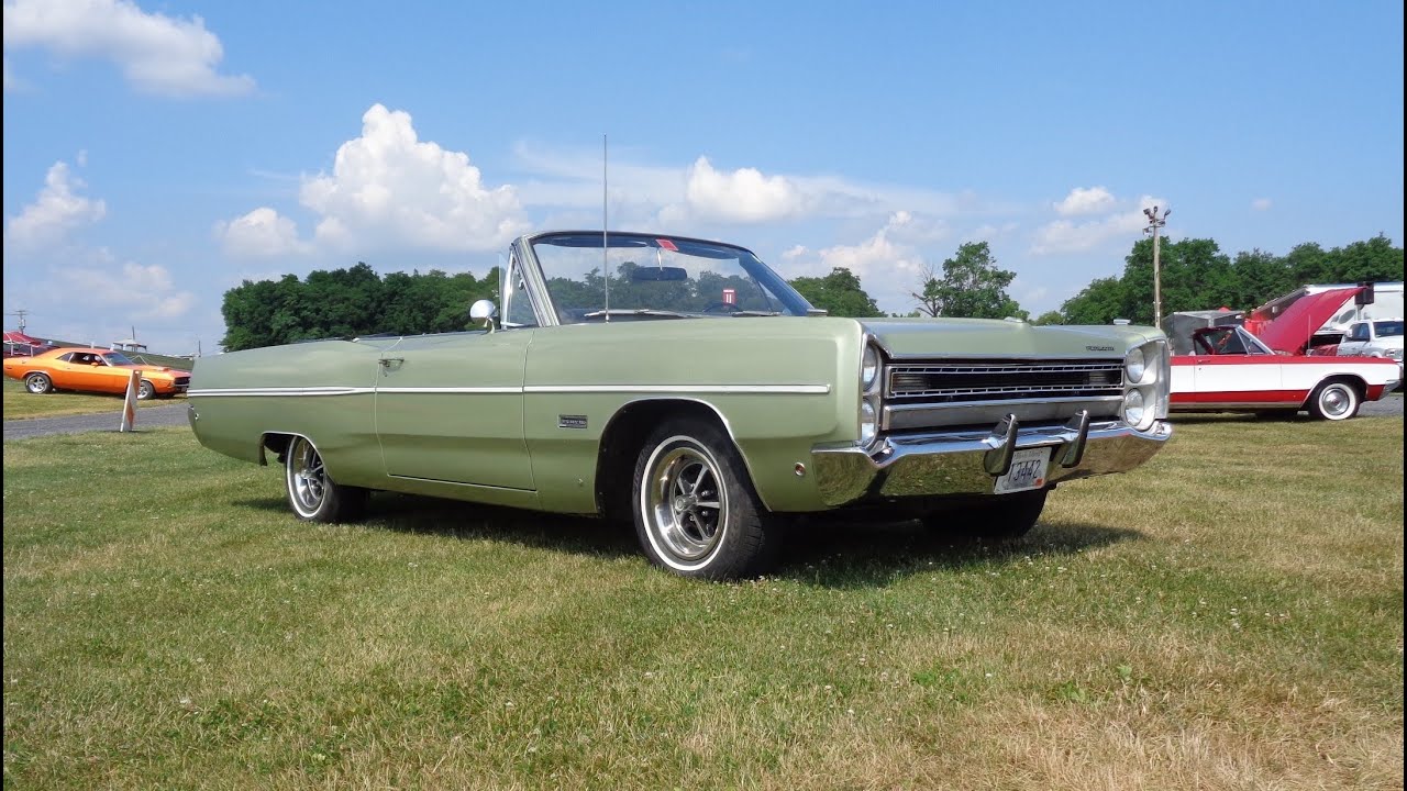 1968 Plymouth Fury III Convertible in Green & 318 Engine Sound on My Car Story with Lou Costabile