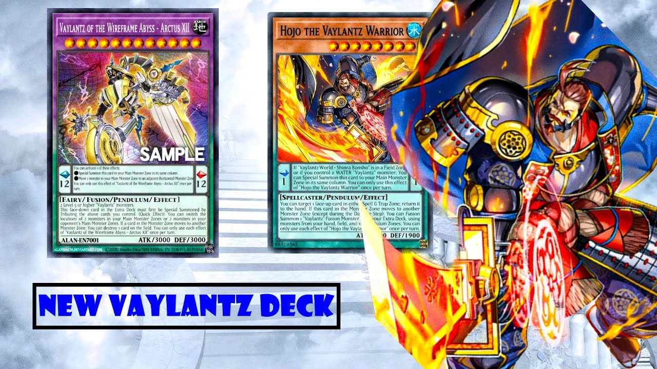 (YGOPRO) new Vaylantz deck,Valyantz of the Wireframe Abyss - Arctus XII,[PHHY]