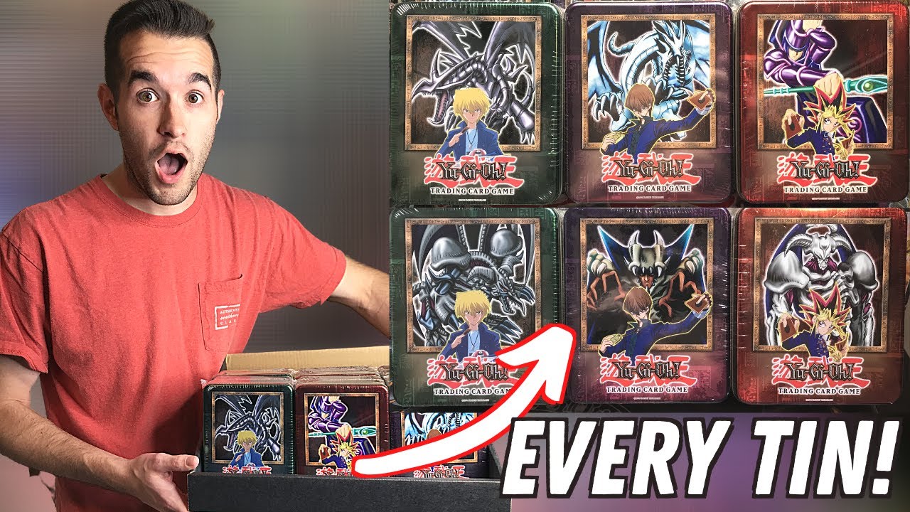 I Bought EVERY 2002 Yugioh Tin EVER RELEASED!
