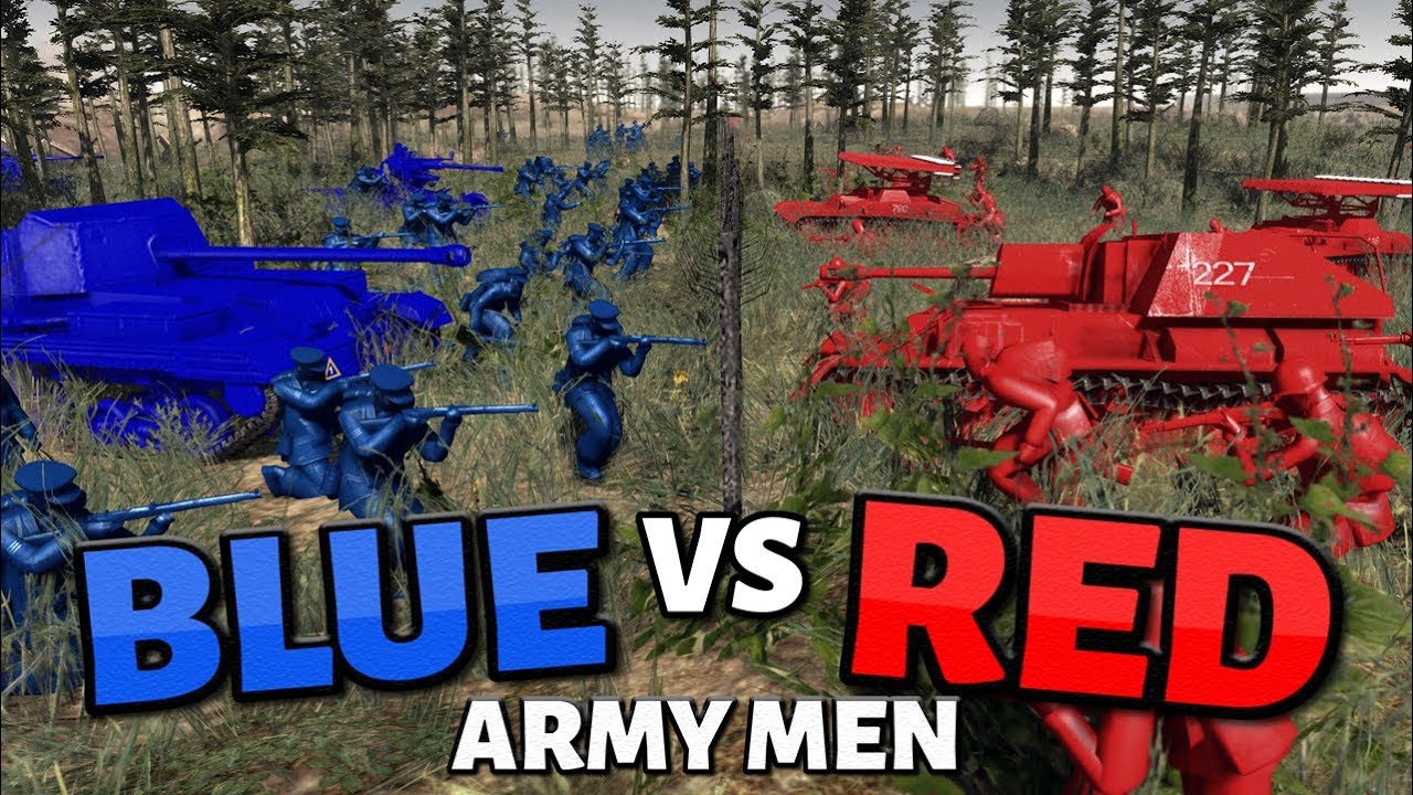 THE GREAT CONFLICT BEGINS ! Battle for the Neutral zone - ARMY MEN - Blue Vs Red (AMOW)