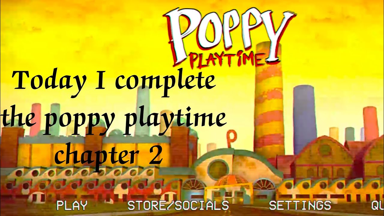 GUYS I COMPLETED THE POPPY PLAYTIME CHAPTER 2 