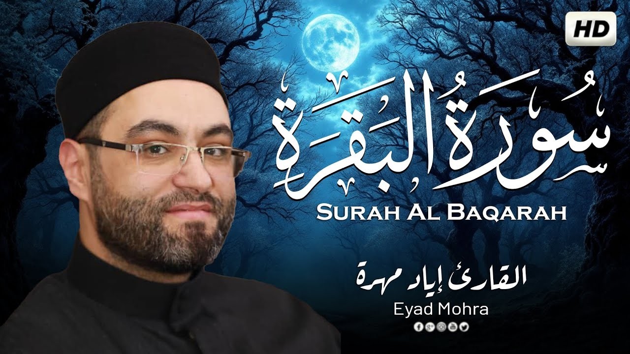 سورة البقرة طاردة الشياطين💚 بصوت هادئ ومريح جدا جدا 💚💤تلاوة هادئة للنوم والراحة النفسية 😴