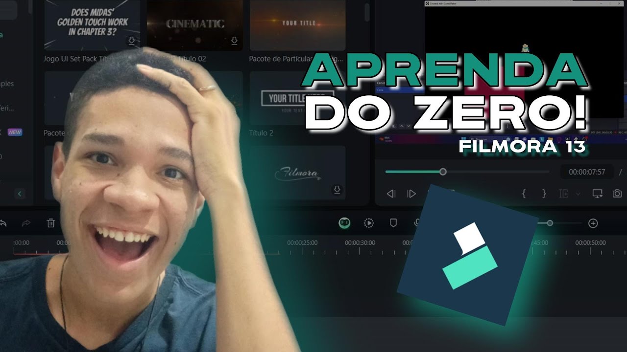 COMO EDITAR DO ZERO COM FILMORA 13!