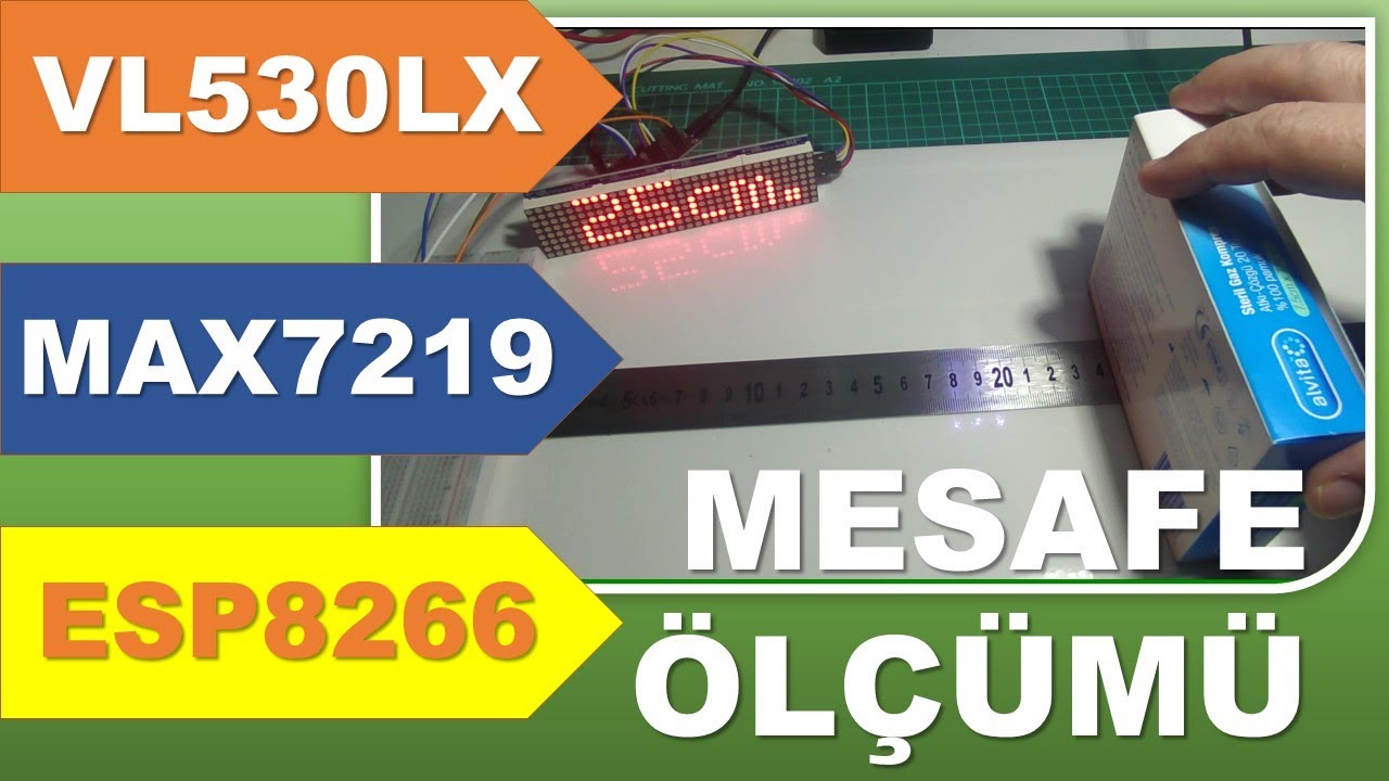 Laser Sensör ile Mesafe Ölçümü