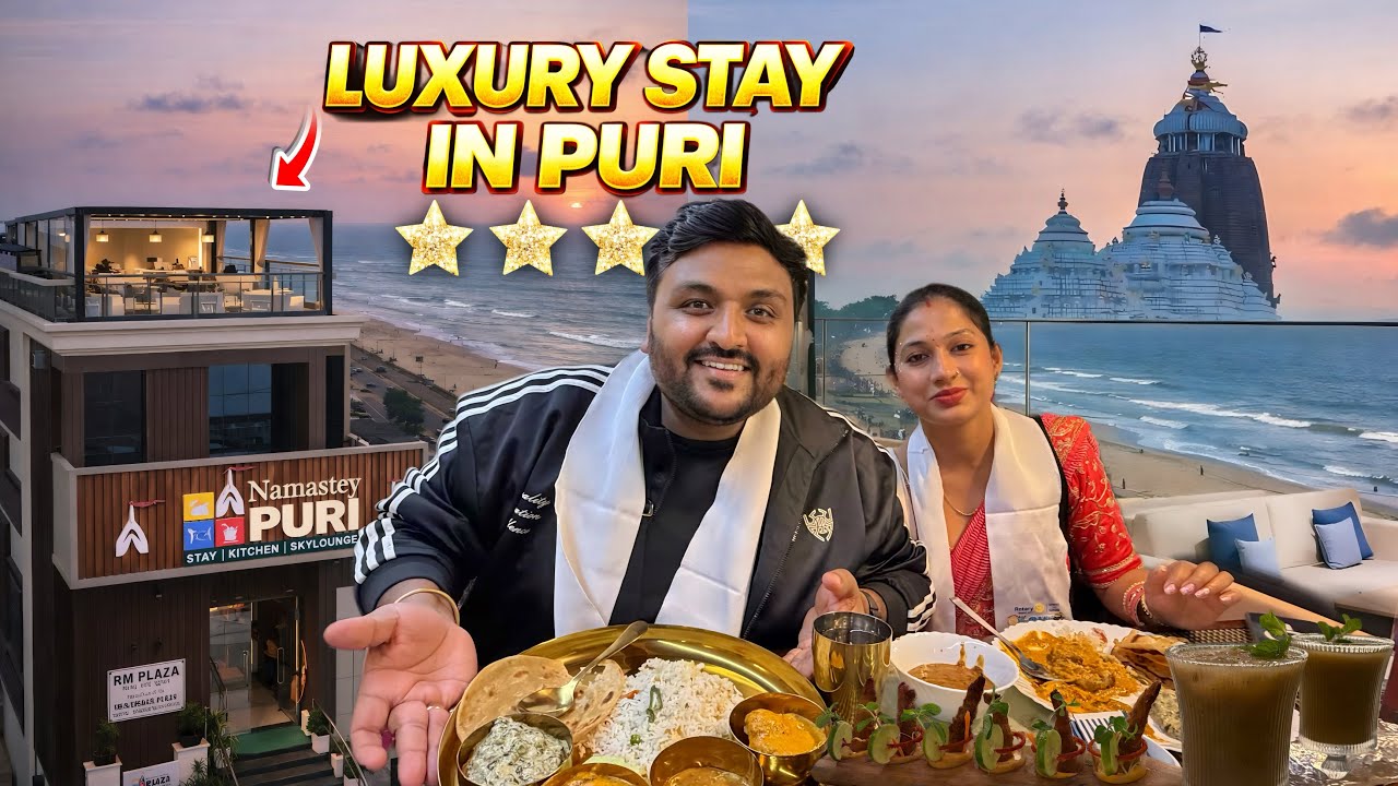 Luxury Stay in Puri with Friends at Budget || Hotel with Sky Lounge Experience