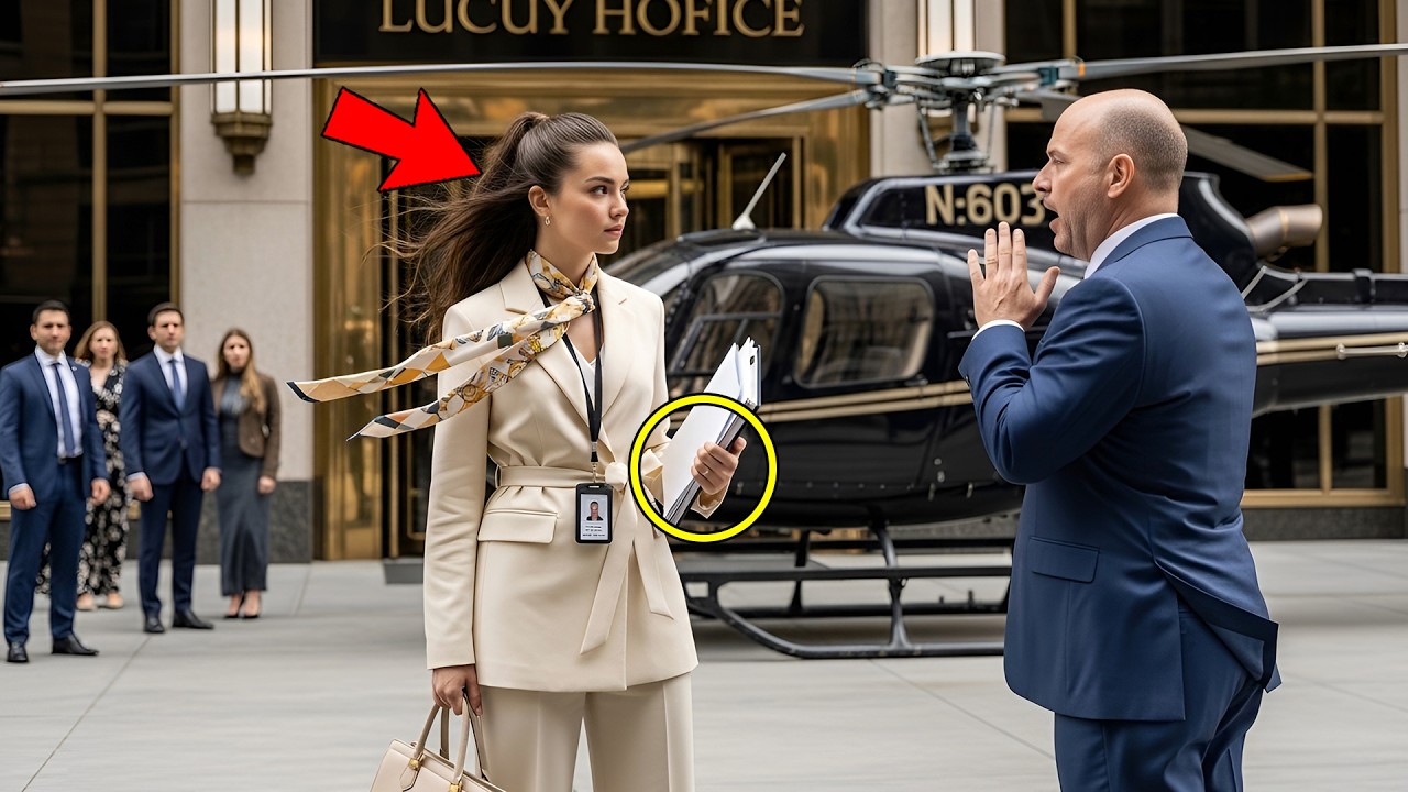 They Thought She Was Just a Nobody — Until the Private Helicopter Landed for Her...