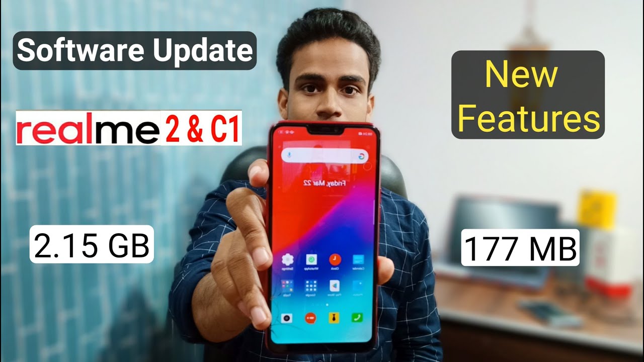 Latest Update in Realme 2 & C1 (177MB or 2.15GB) New Features? | Why Same Update in Two size