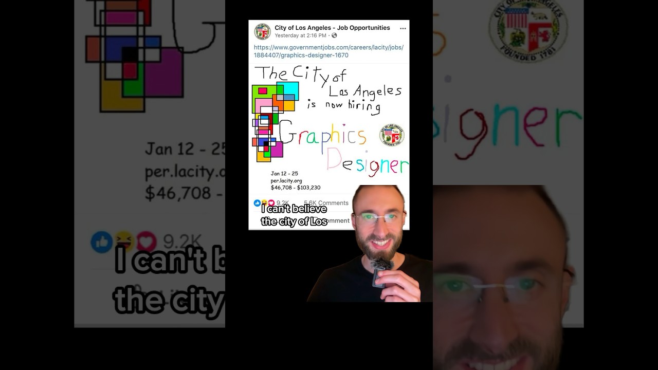 The City of Los Angeles Viral Graphic Design Ad.