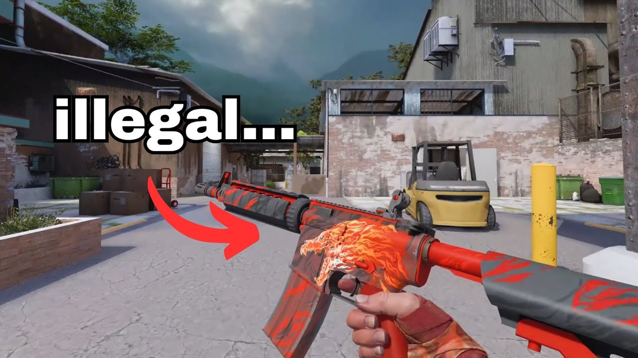 Every illegal Skin In Counter Strike History...