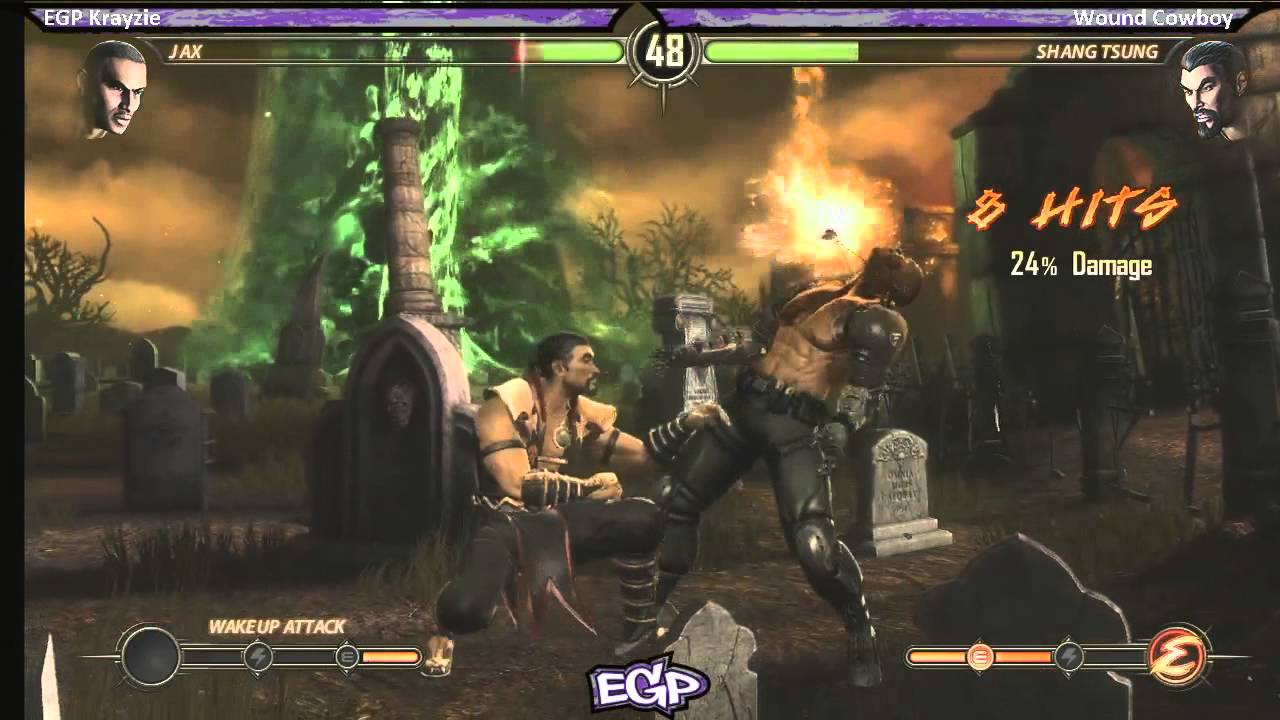 MK9 - SCR 2013 - EGP Krayzie (Cyrax/Misc) vs Wound Cowboy (Shang/Sonya/Ermac) - Exhibition