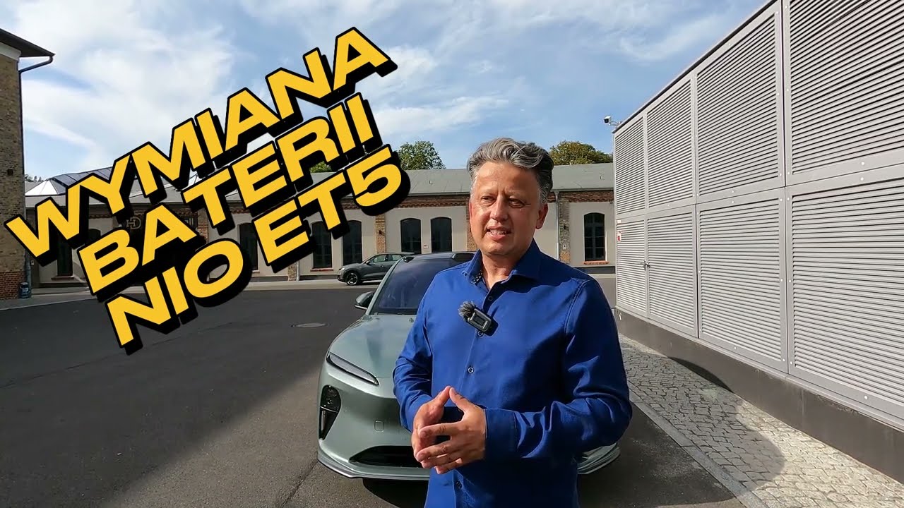 NIO ET5 - wymiana baterii. SWAP STATION. To jest przyszłość.