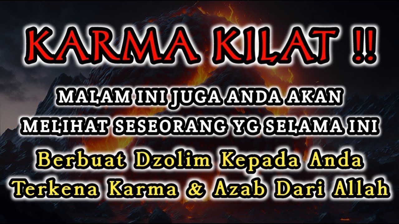 MUSTAJAB!! DOA ORANG YANG DI DZOLIMI. CUKUP SEKALI PUTAR DIA YANG DZOLIM AKAN MENEMUI SIAL #alquran