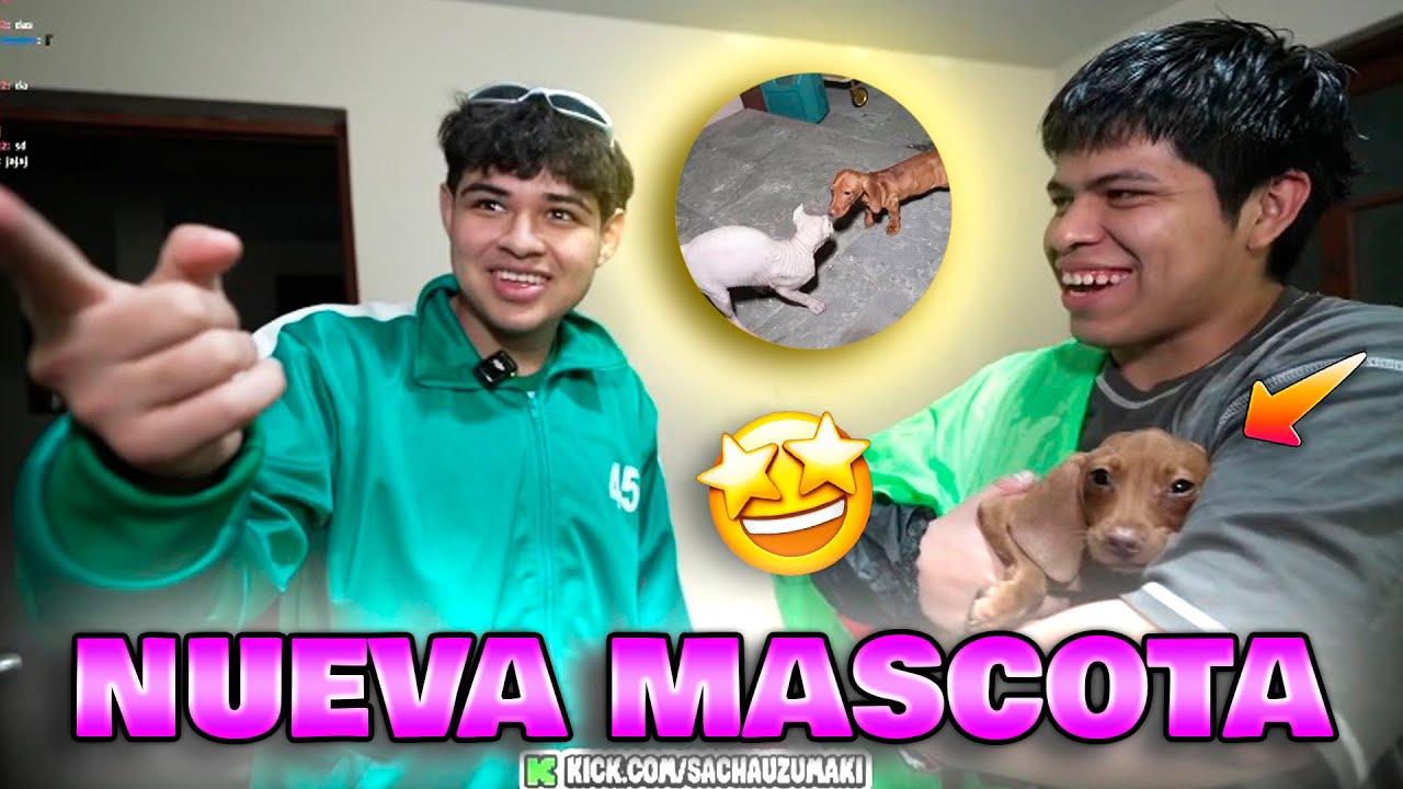 SACHA PRESENTA A SU PERRITO SALCHICHA 💥 SE LLAMA MOSTAZA.... 💥