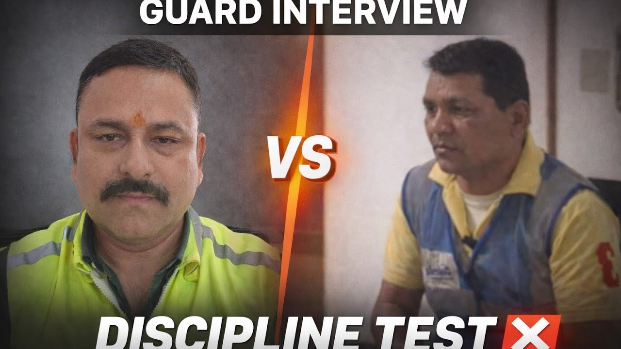 Security Guard & Supervisor Interview | Real Questions & Discipline Mistakes