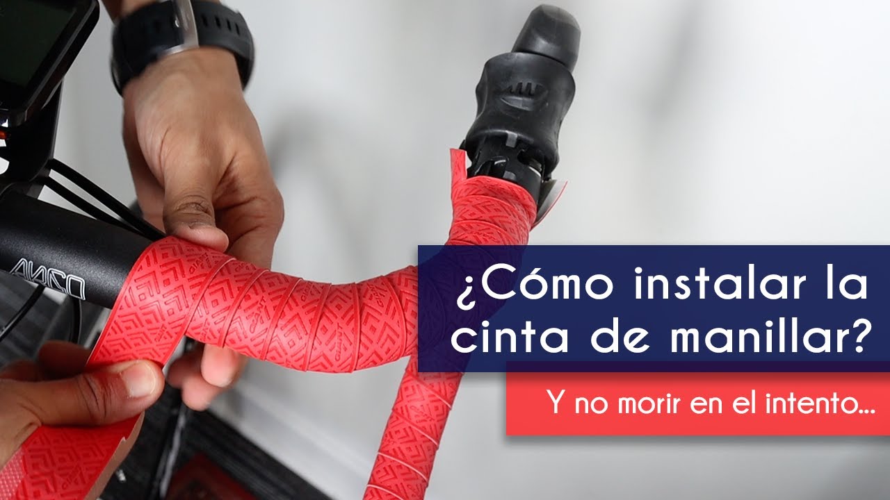 ¿Cómo instalar la cinta de manillar?
