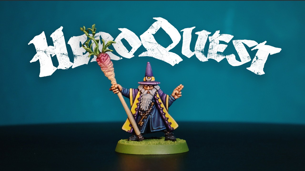 Painting the Heroquest Wizard My Parents Used to Play With